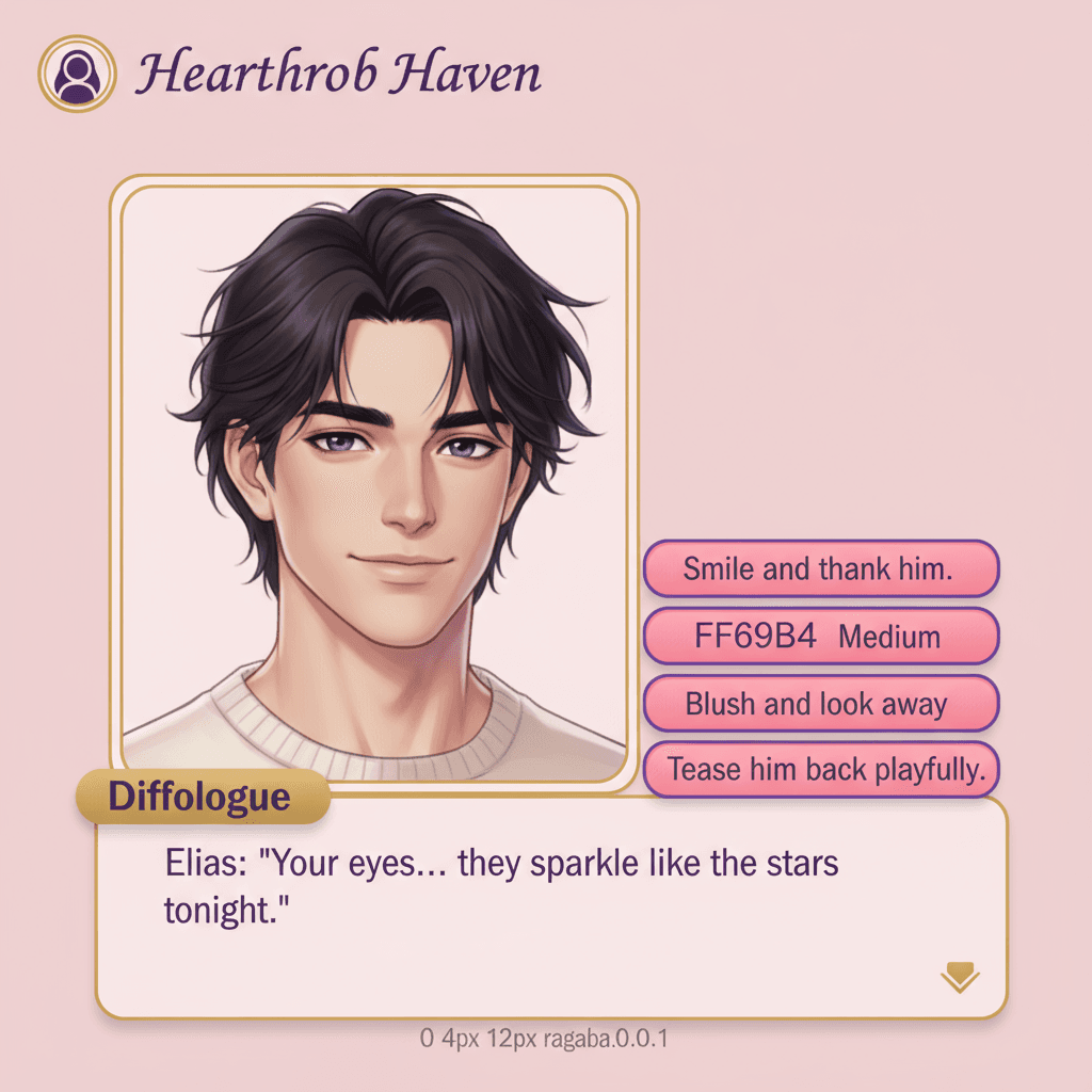 Heartthrob Haven main interface