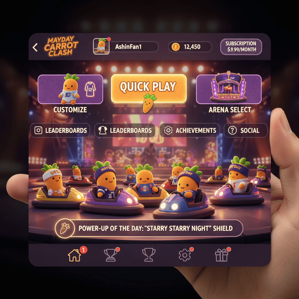 Mayday Carrot Clash main interface