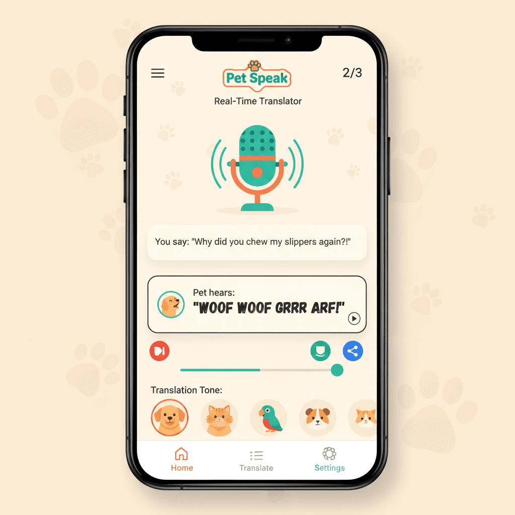 Pet Speak: Human-to-Animal Translator additional interface 2