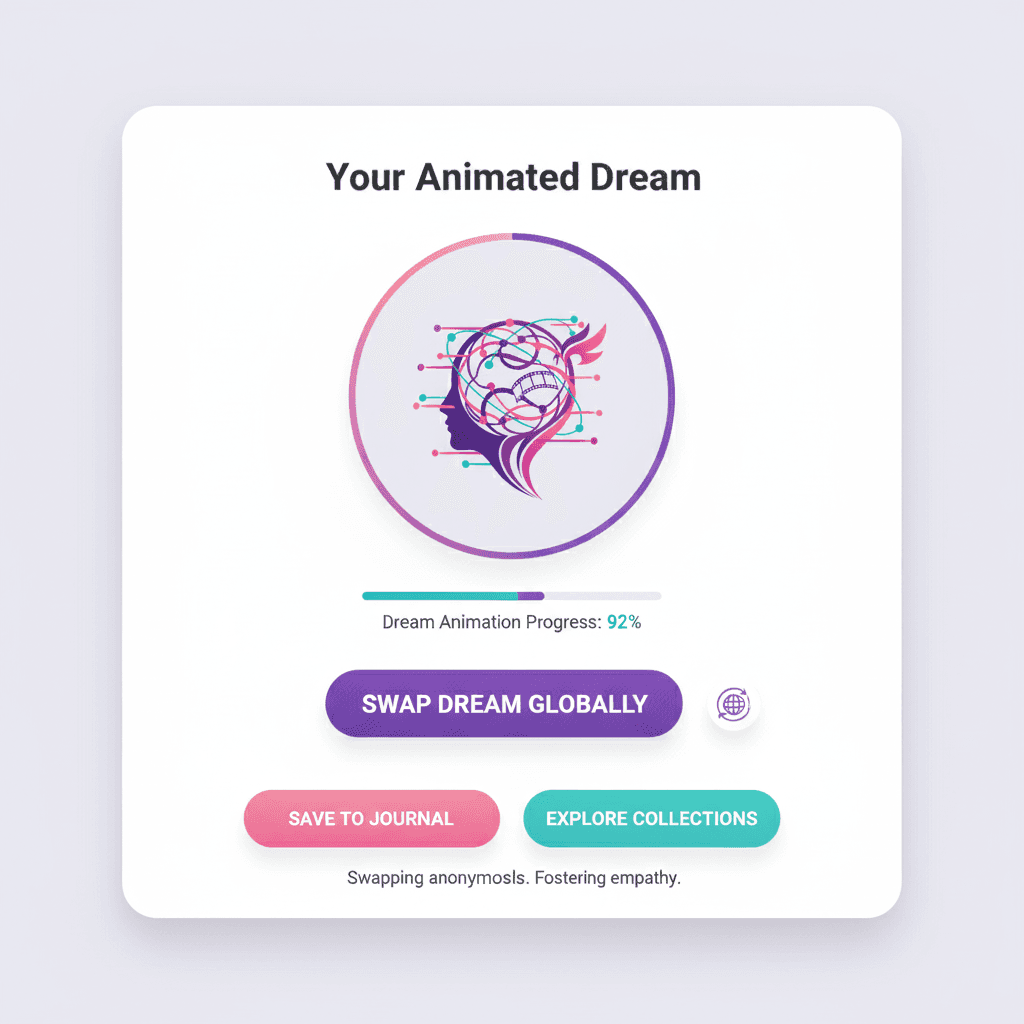 DreamWeaver: Global Dream Exchange main interface