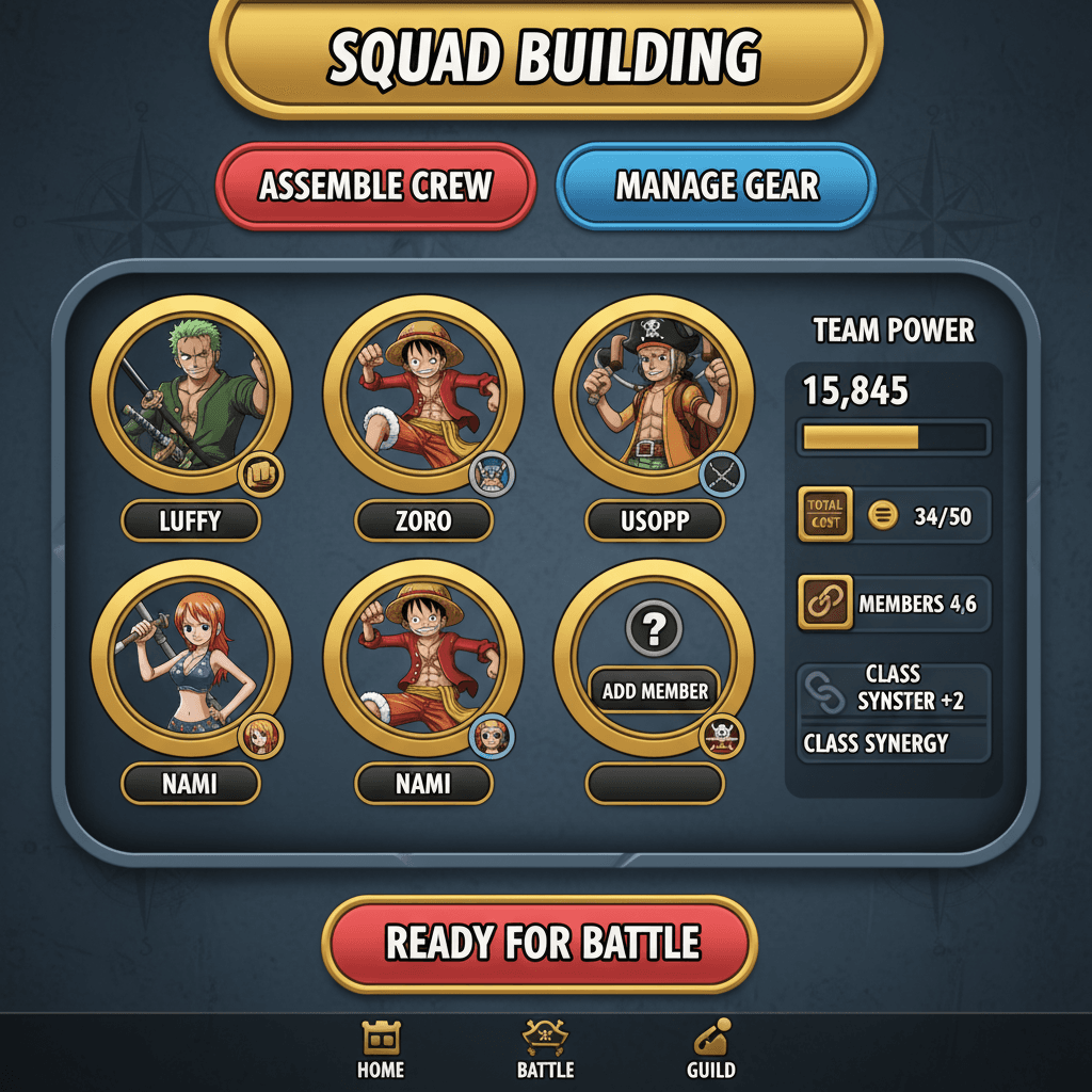 Grand Line Rumble additional interface 1