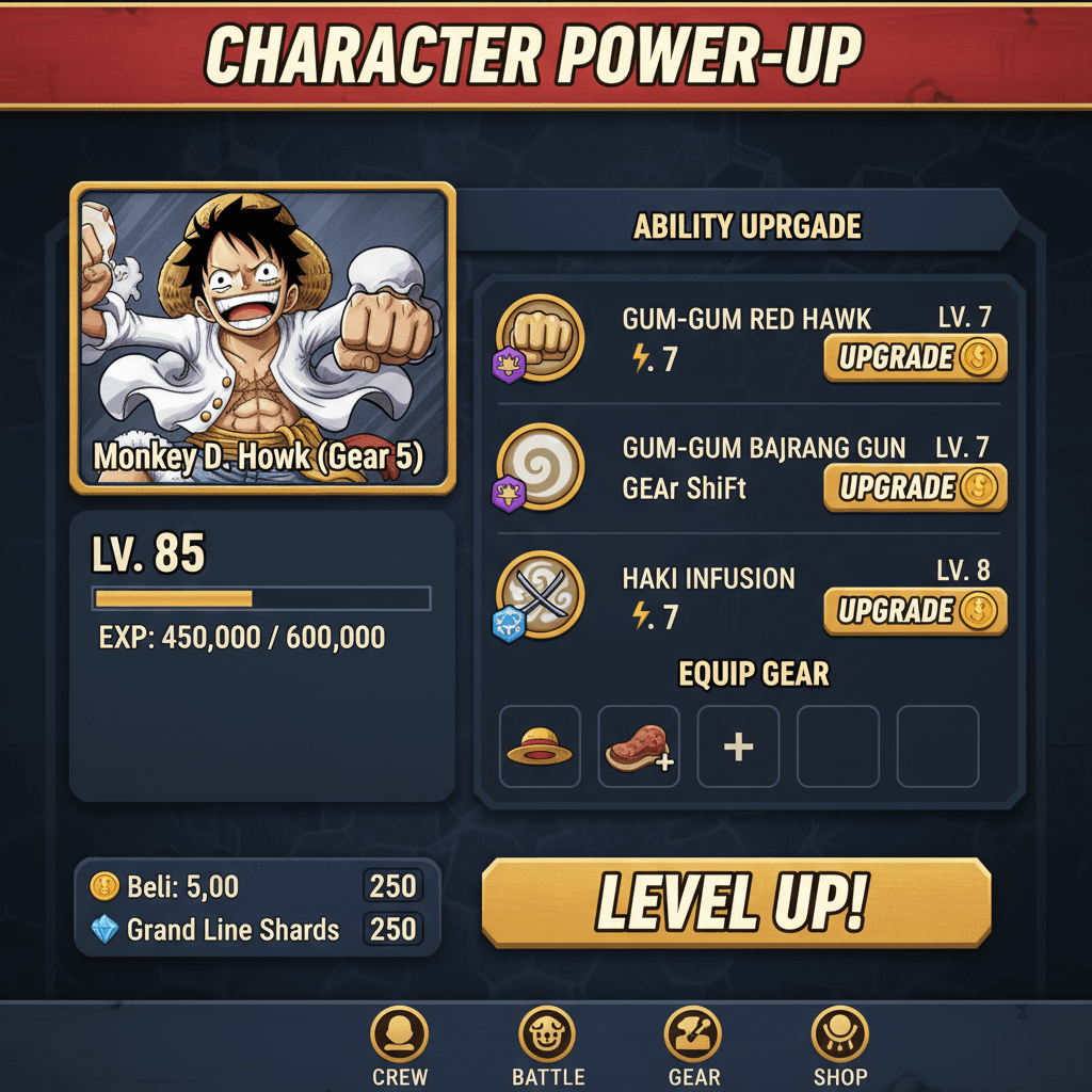 Grand Line Rumble additional interface 2