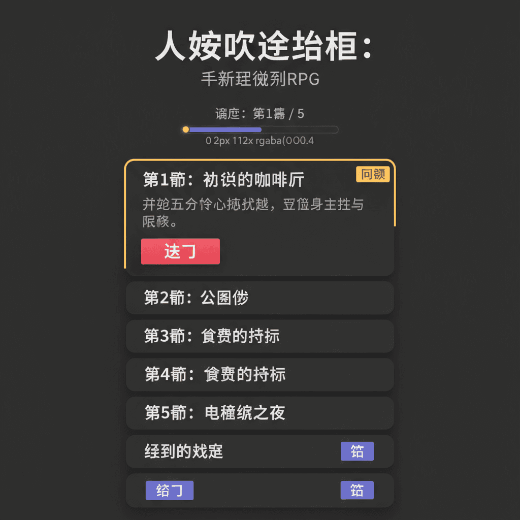 人妻约会指南:李新野微型RPG additional interface 1
