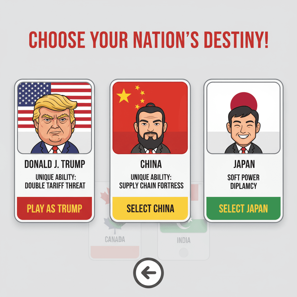 Trump Trade Wars: The Game additional interface 2